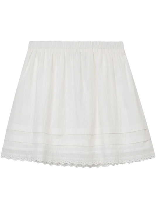 Embroidery Mini Skirt