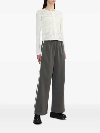 Cotton-Blend Track Pants