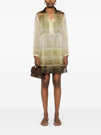 Crepe Mini Dress