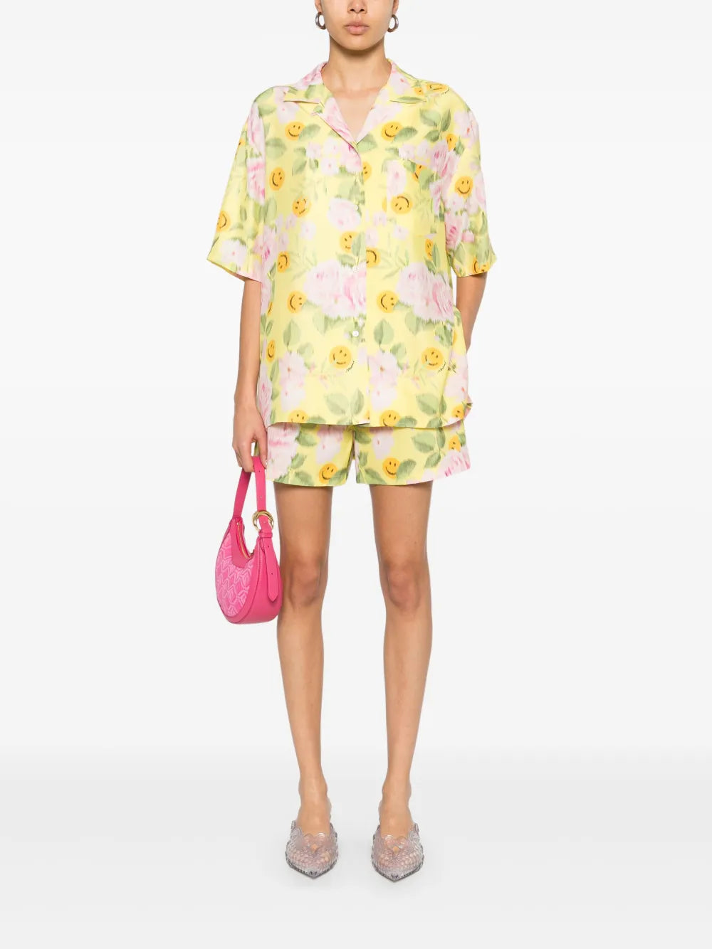 Floral-Print Shorts