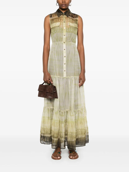 Crepe Maxi Dress