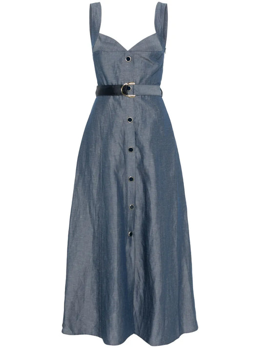 Belted Maxi Dress