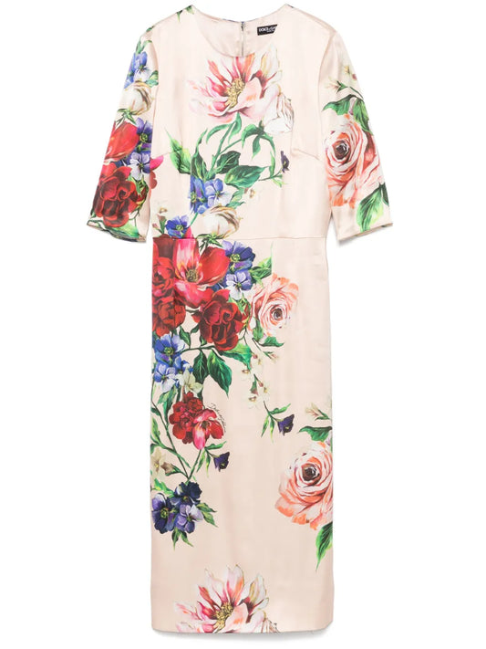 Floral-Print Dress