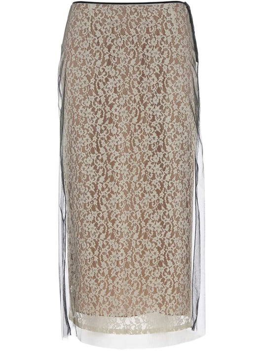 Layered Midi Skirt
