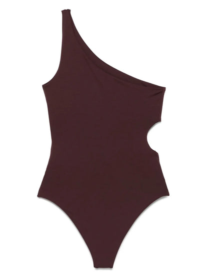 Cut-Out One-Shoulder Swimsuit