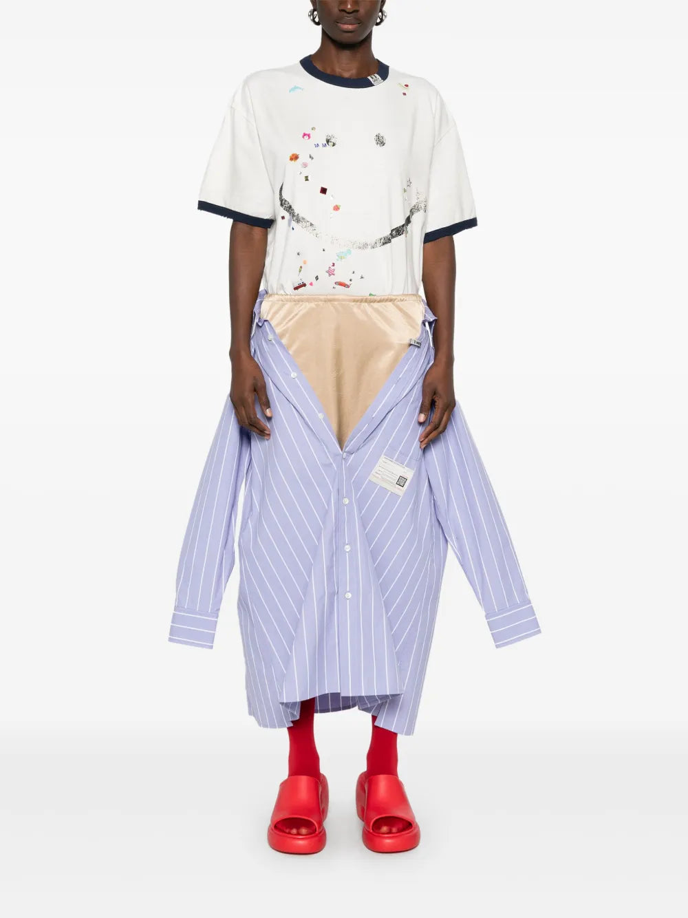 Petitcoat Shirt Midi Skirt