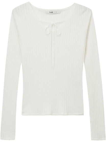 Ribbed-Knit Top