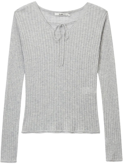 Ribbed-Knit Top