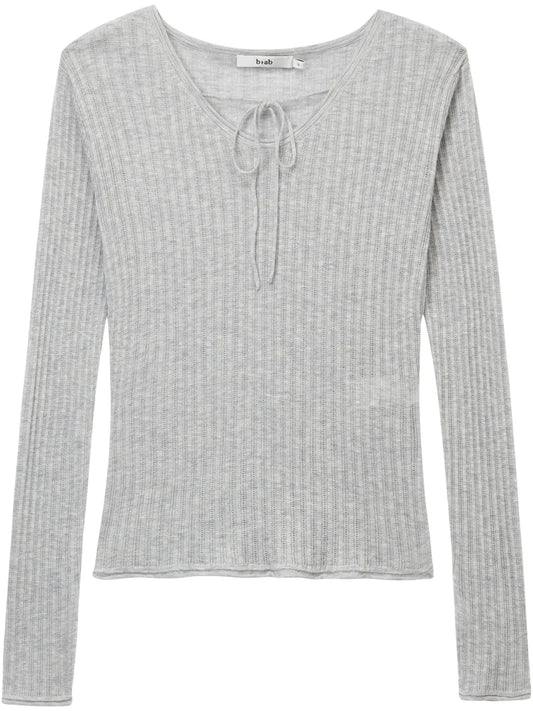 Ribbed-Knit Top