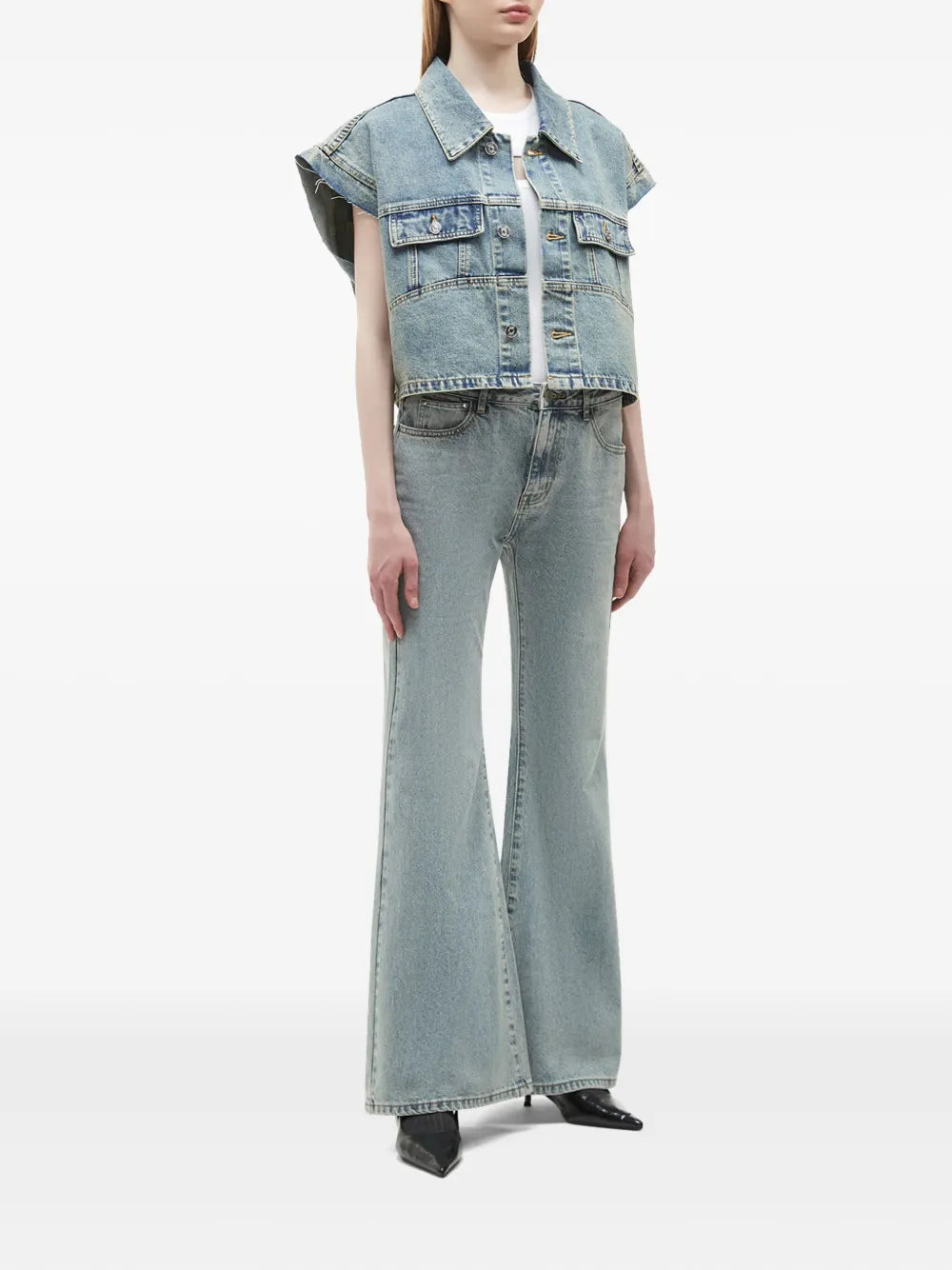 Short-Sleeve Denim Jacket