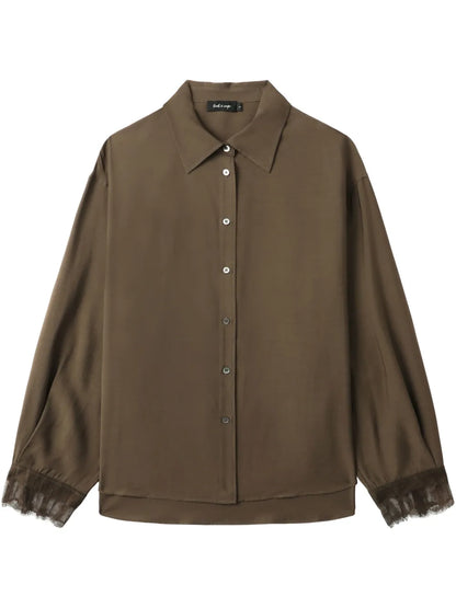 Lace-Cuffs Shirt