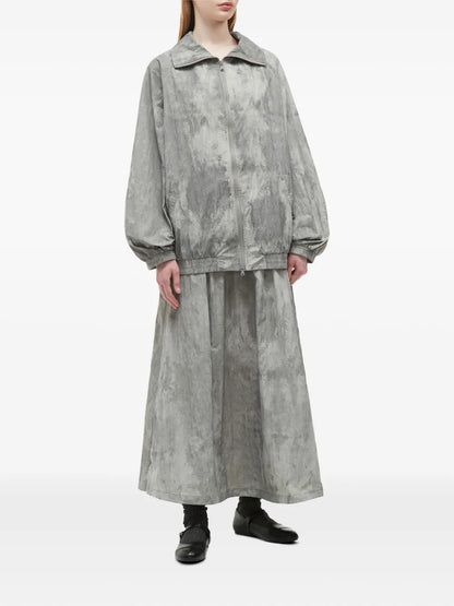 Distress-Finish Skirt