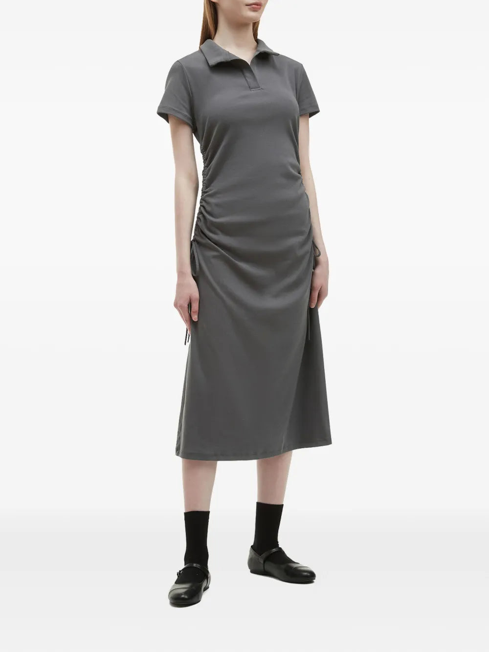 Drawstring Detailing Dress