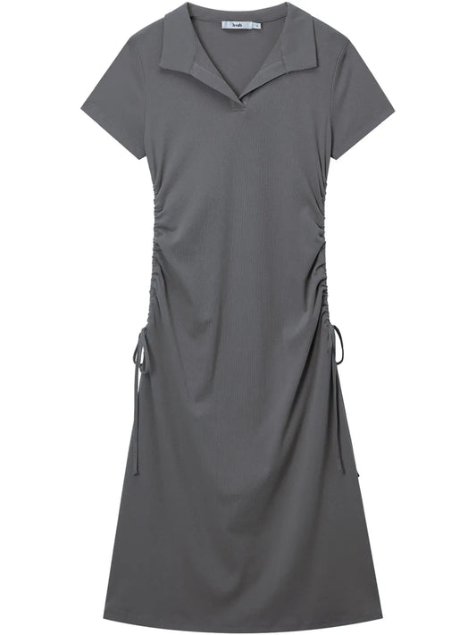 Drawstring Detailing Dress