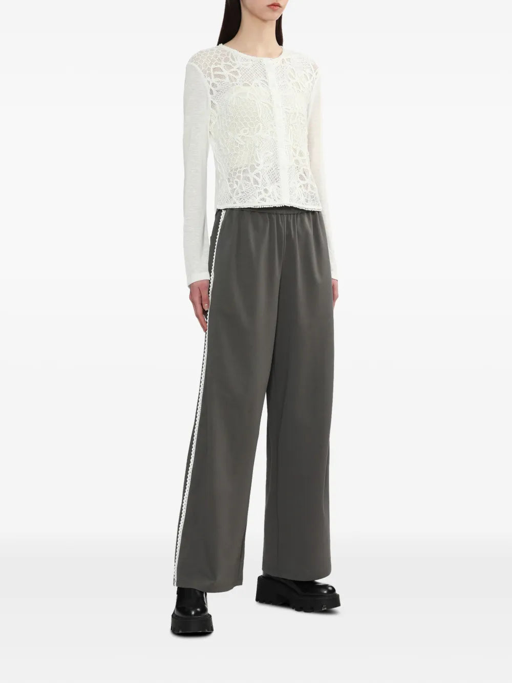 Cotton-Blend Blouse