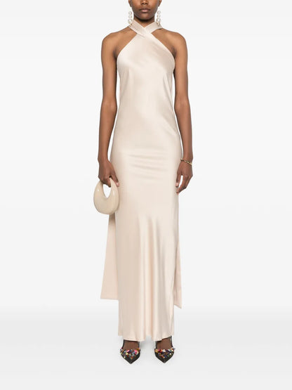 Satin Maxi Dress