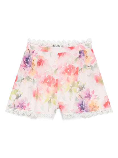 Floral-Print Shorts
