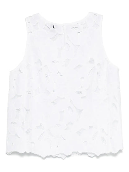 Floral-Embroidered Blouse