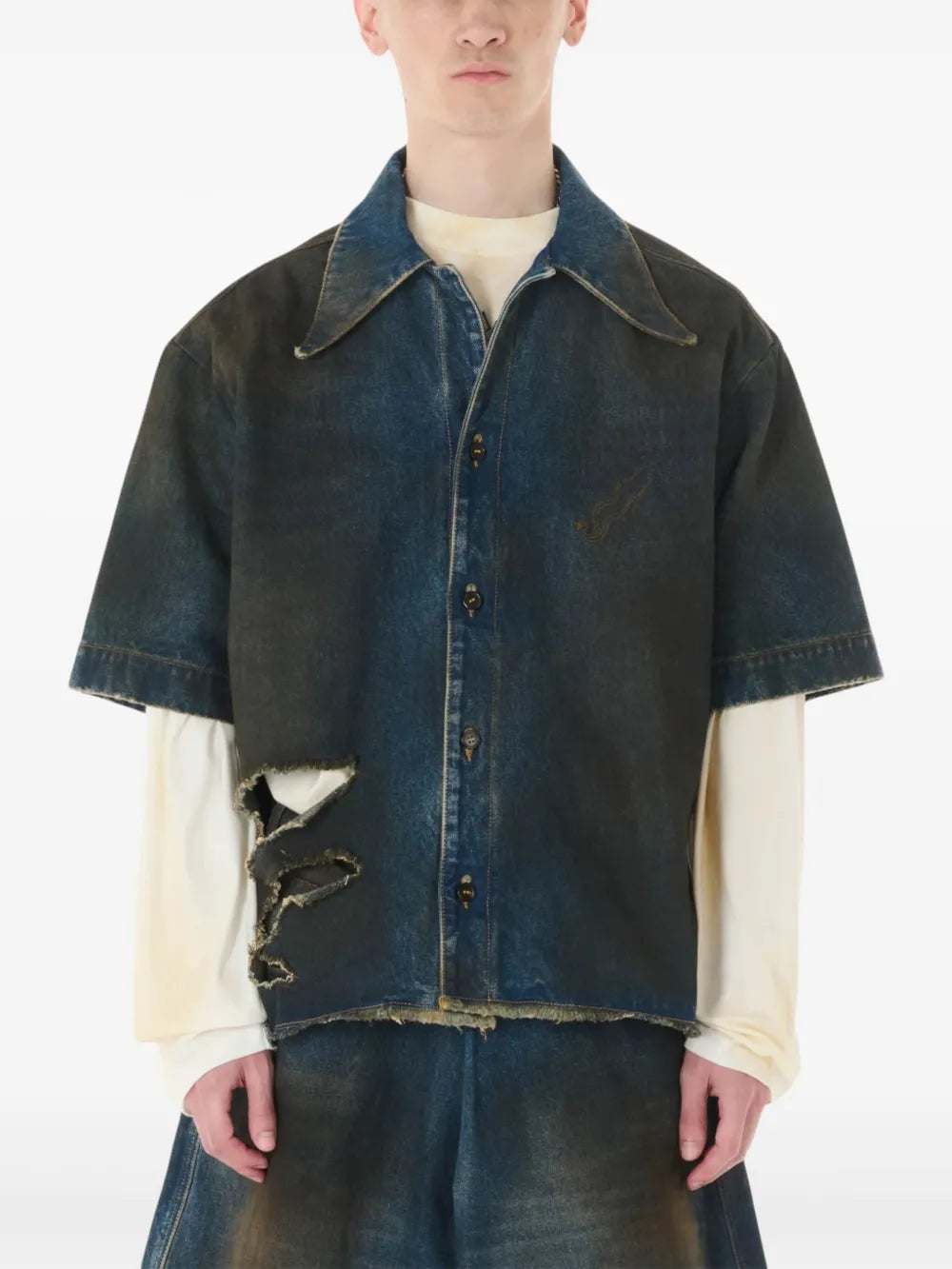 Denim Boxy Shirt
