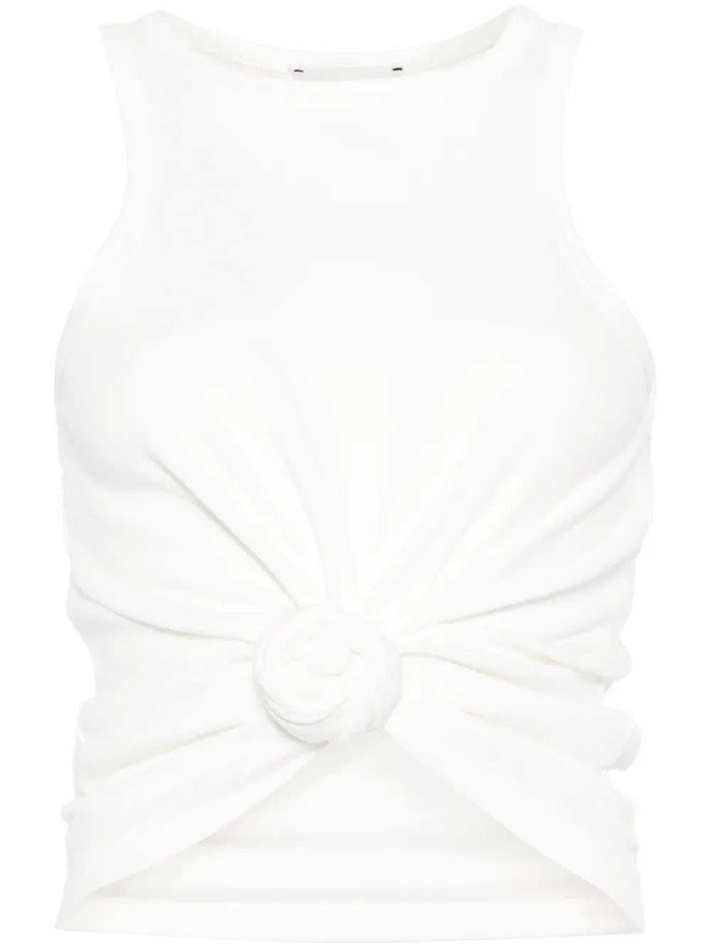 Rose-Appliqué Tank Top