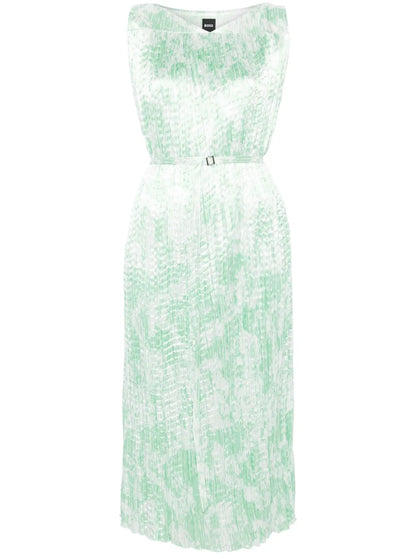 Belted Midi Dress