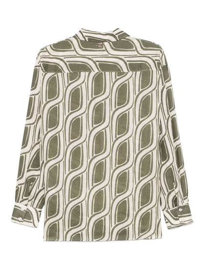 Abstract-Print Shirt