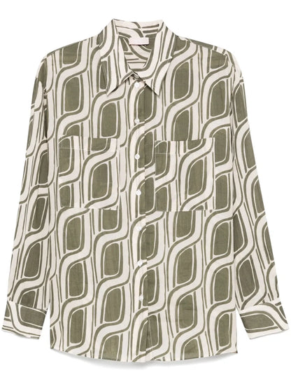 Abstract-Print Shirt