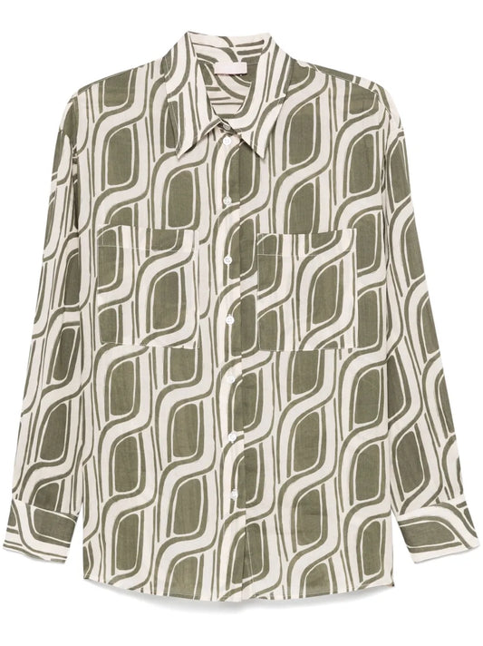 Abstract-Print Shirt