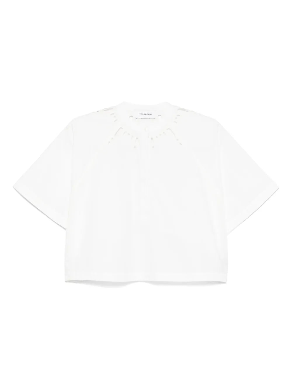 Cut Out-Detail Blouse