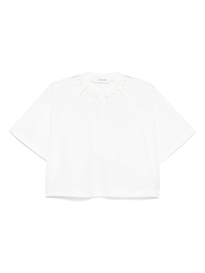 Cut Out-Detail Blouse