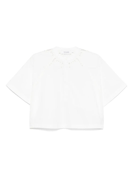 Cut Out-Detail Blouse