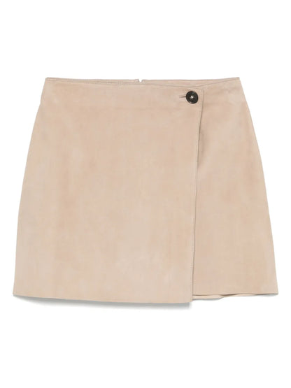 Suede Mini Skirt