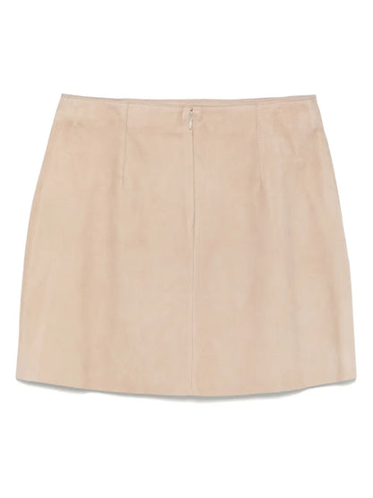 Suede Mini Skirt