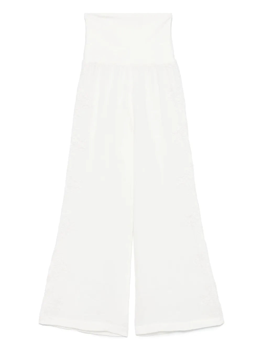 Lace.-Detailed Trousers