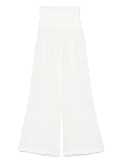 Lace.-Detailed Trousers