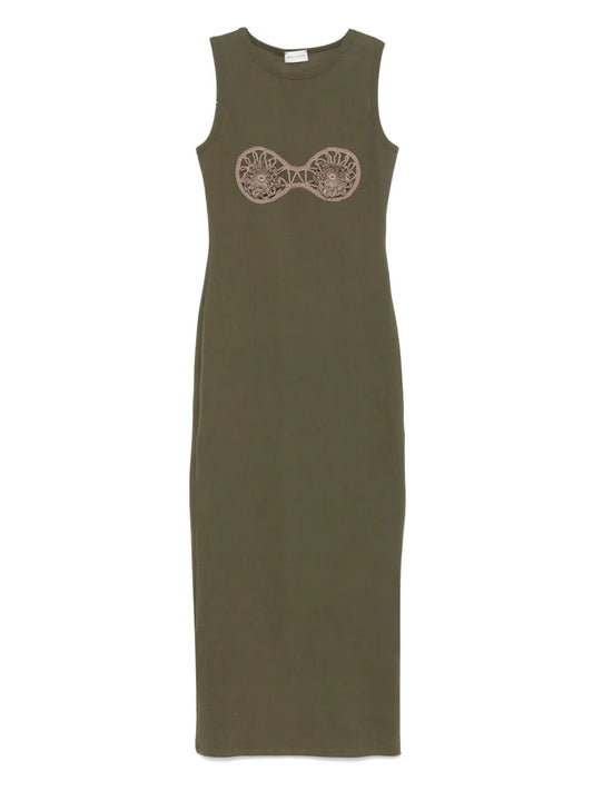 Ribbed Midi Dress