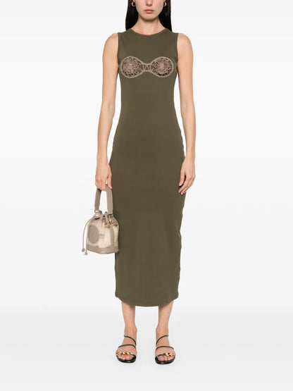 Ribbed Midi Dress