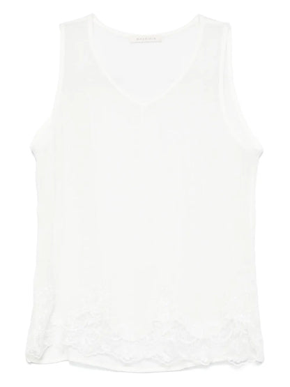 Corded Lace-Detail Top