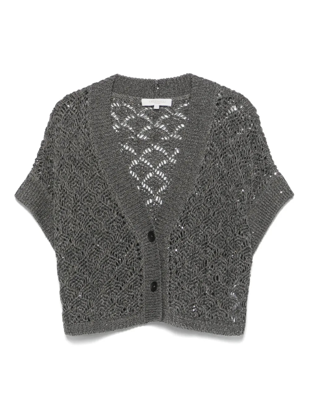 Sequin-Embellished Cardigan
