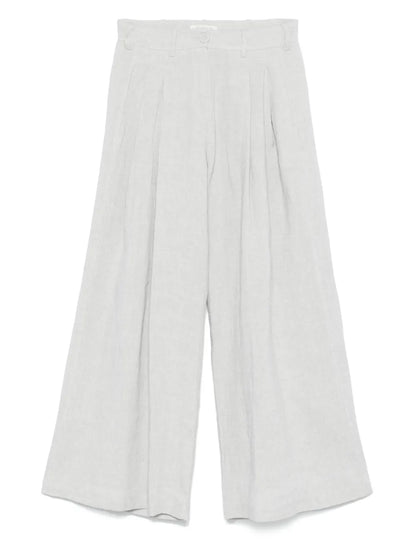 Lurex-Detail Palazzo Pants