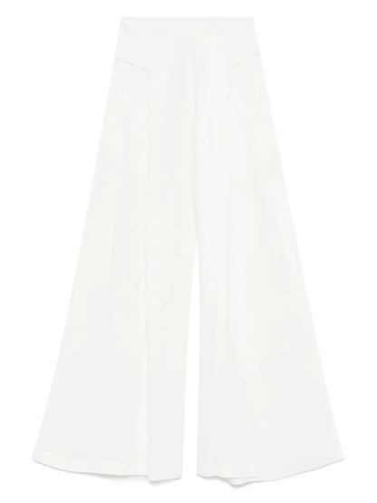 Lurex-Detail Palazzo Pants