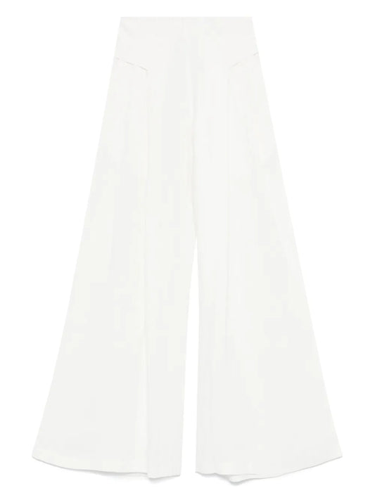 Lurex-Detail Palazzo Pants