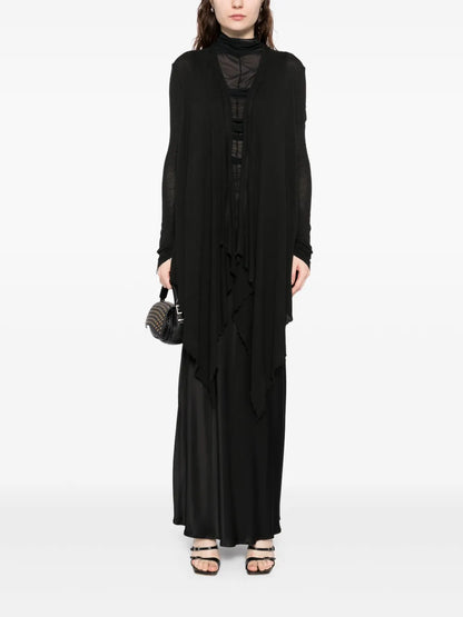 Open-Front Asymmetric Cardigan