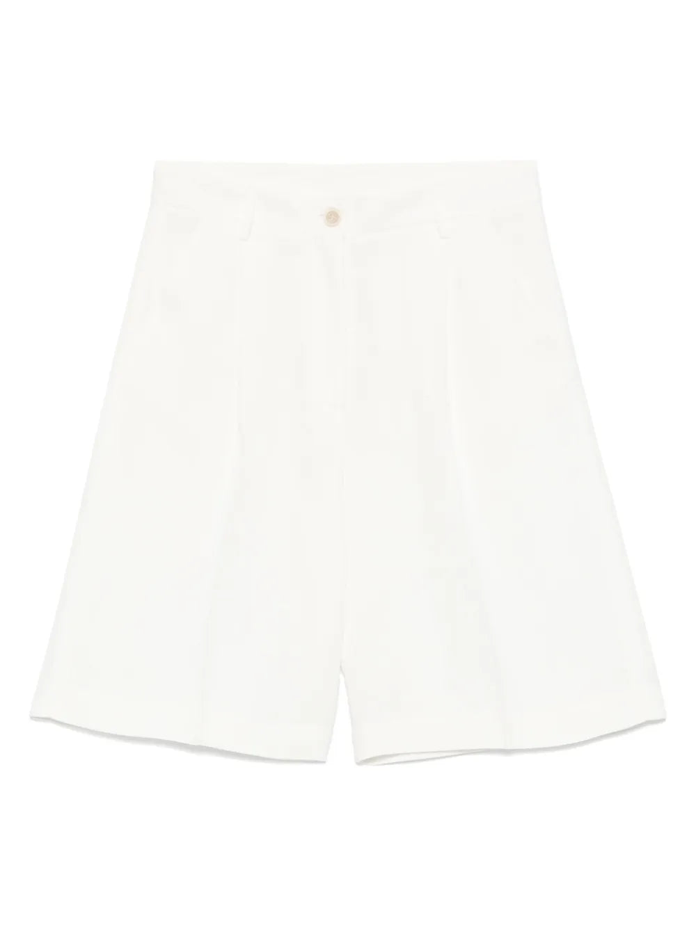 Pleat-Detail Shorts