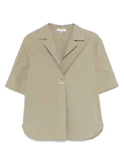 Pleat-Detail Blouse