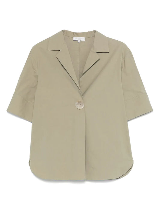 Pleat-Detail Blouse