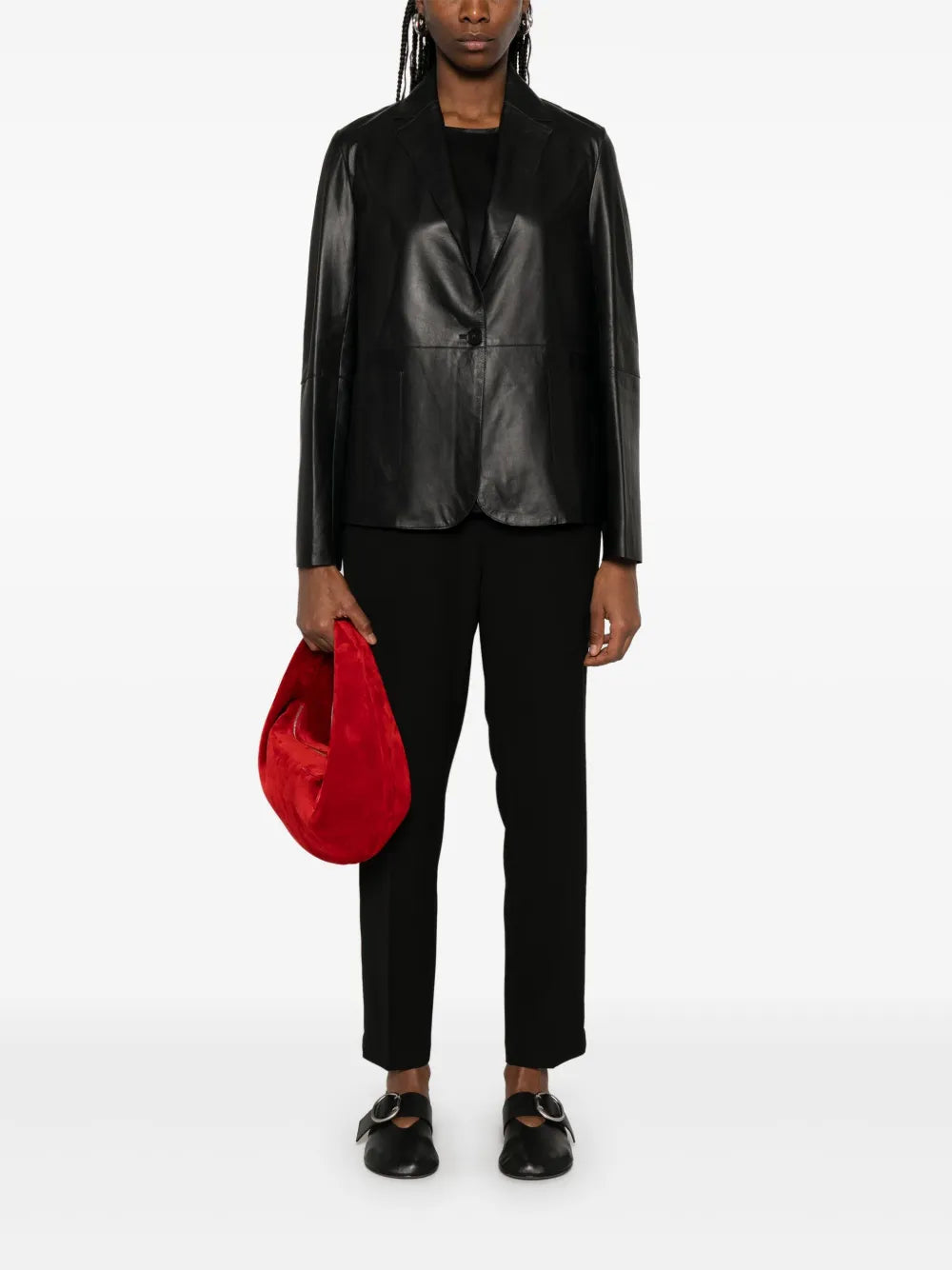 Leather Blazer