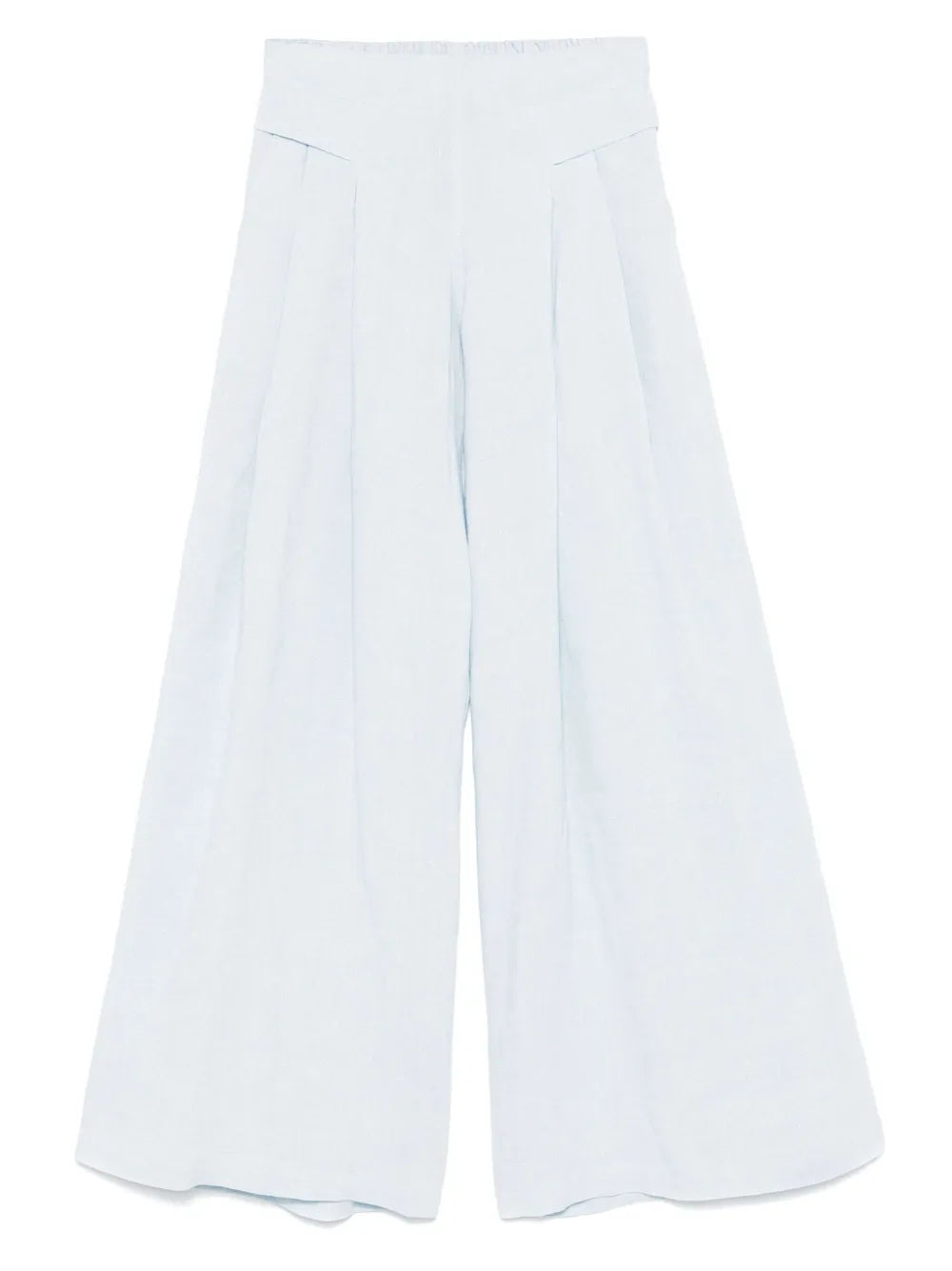 Lurex-Detail Palazzo Pants