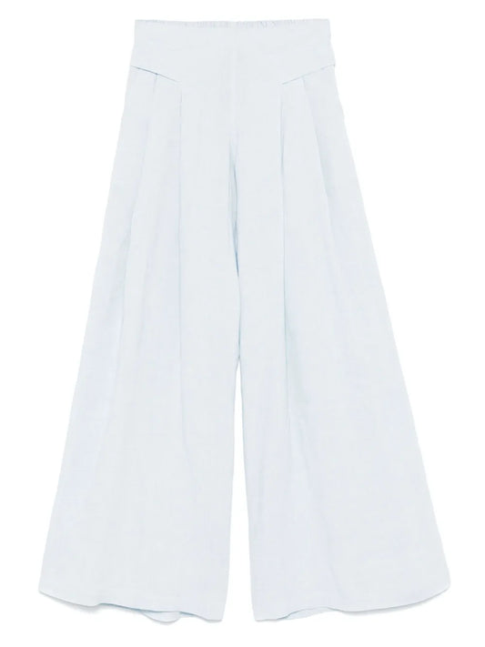 Lurex-Detail Palazzo Pants