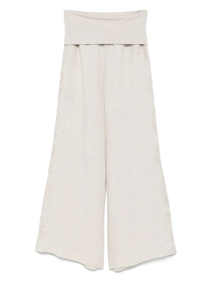 Lace-Detailed Trousers